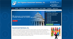 Desktop Screenshot of governmentseminars.com