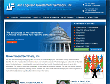 Tablet Screenshot of governmentseminars.com